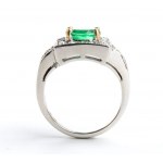 Emerald diamond gold bring