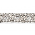 Fantasy link diamond gold bracelet