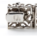 Fantasy link diamond gold bracelet