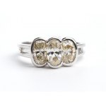 Trilogy diamond ring