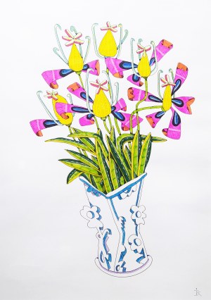 Konstantin-Vadim Ignatov (1934 - 2016), Kwiaty II, 2013