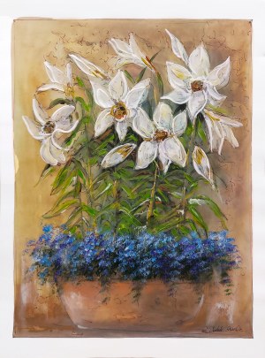 Eliza Dudek-Wójcicka, Kompozycja z kwiatów, 2010