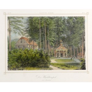 LĄDEK-ZDRÓJ. Leśna Świątynia; rys. F. Koska, lit. W. Loeillot; 1846-1862.