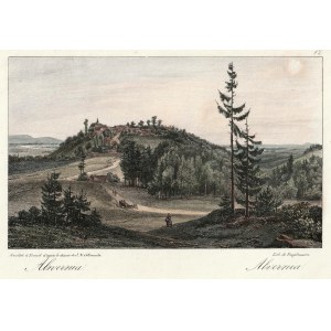ALVERNIE. Panorama de la ville ; lettre Engelmann, dessinée par Jacottet et David d'après un dessin de J.N. Glowacki ; 1836.