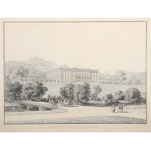 KRZESZOWICE. Plany przebudowy Pałacu Potockich w Krzeszowicach; Schinkel, Thiele, Tügel, Wittich 1828.