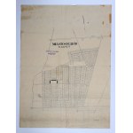 POZNAŃ-ŁAWICA. Zahradní město: plán; před rokem 1939.