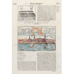 RYGA (łot. Rīga). Panorama miasta; karta z: S. Münster, Cosmographia […], edycja franc.; wyd. H. Petri, 1544-1628.