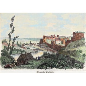 KAMIENIEC PODOLSKI. Widok miasta z twierdzą; 1842 r.