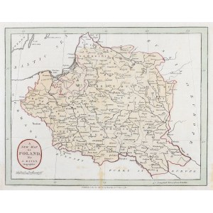 POLSKA, LITWA. Mapa Polski i Litwy; oprac. J. Bayly, pochodzi z: W.F. Martyn, The Geographical Magazine […], wyd. Harrison, London 1782.