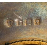 Williams Ltd., Williams Ltd. Art Déco sterling silver and enamels table clock