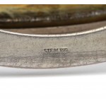 Doxa Watch Co., Doxa Watch Co. Art Déco strieborné a smaltované stolové hodiny