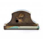 Art Déco table clock with enamels