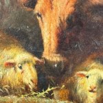 E. CERRONE, Goats and an Ox - Eduardo Cerrone (1935 - 2010)