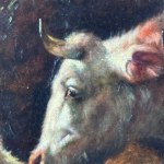 E. CERRONE, Goats and an Ox - Eduardo Cerrone (1935 - 2010)