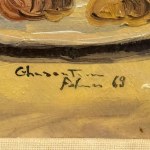 UNIDENTIFIED SIGNATURE, Woman Seated at a Table