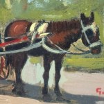 Giovanni Prassi, Carriage with a horse - Giovanni Prassi (1945)