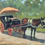 Giovanni Prassi, Carriage with a horse - Giovanni Prassi (1945)