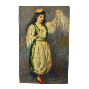 UNIDENTIFIED SIGNATURE, Portrait of an Oriental Woman