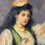 UNIDENTIFIED SIGNATURE, Portrait of an Oriental Woman