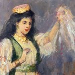 UNIDENTIFIED SIGNATURE, Portrait of an Oriental Woman