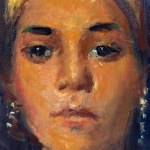 ANONIMO, Portrait of a woman in the Impressionist style