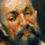 ANONIMO, Portrait of a man in the Impressionist style