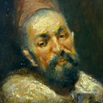 ANONIMO, Portrait of a man in the Impressionist style