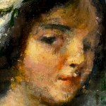 ANONIMO, Portrait of a woman in the Impressionist style