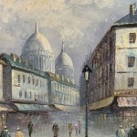 Caroline C. Burnett, Parisian Street - Caroline C. Burnett (1877 - 1950)