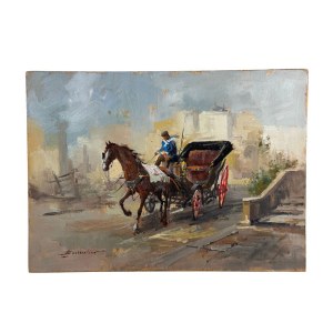 UNIDENTIFIED ARTIST, Road with Carriage