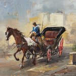 UNIDENTIFIED ARTIST, Road with Carriage