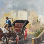 UNIDENTIFIED ARTIST, Road with Carriage