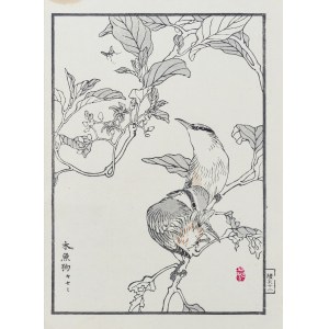 Kōno Bairei (1844-1895), Na gałęzi, Tokio, 1884