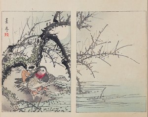 Watanabe Seitei (1851-1918) za Imao Keinen (1845-1924), Kaczki na brzegu, Tokio, 1893