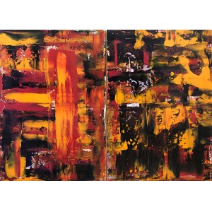 Dominik Smolik, Adoradores de las estrellas (diptych), 2024