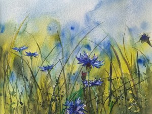 Anna Lenart, Cornflower, 2024