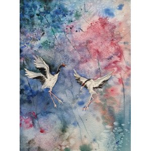 Anna Lenart, Dance of the Cranes, 2024