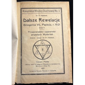 F. HABDANK - Další zjevení papeže Řehoře VII., 1921.