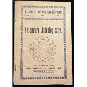 Calendrier astrologique 1927, année I, n° 5