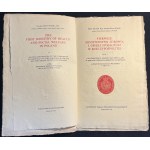 F. WIDY-WIRSKI - Pierwsze Ministerstwo Zdrowia i Opieki społecznej w Rzeczypospolitej [1976]