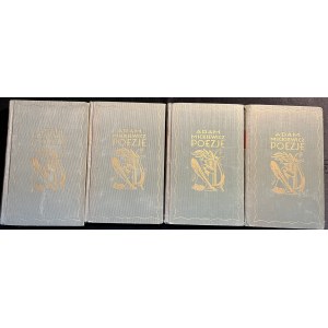A. MICKIEWICZ - Poezje, tom 1-4 [1929]