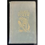 A. MICKIEWICZ - Poezje, tom 1-4 [1929]