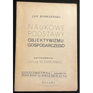 [REPRINT] J. BOBRZYŃSKI - Vědecké základy ekonomického objektivismu [1985].