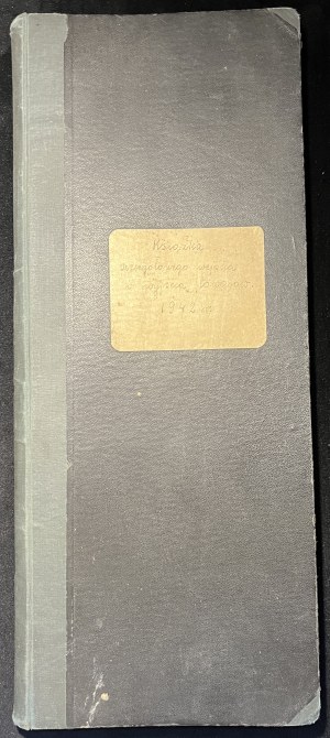 Book of detailed entry and exit of goods 1942.