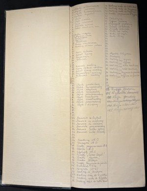 Book of detailed entry and exit of goods 1942.