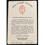 TAROT DECK. THOTH - Aleister Crowley [1983].