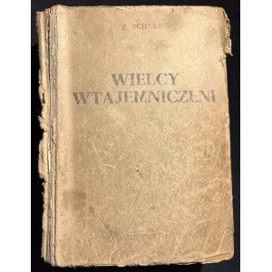 E. SCHURE - Wielcy wtajemniczeni [wyd.3, 1939]