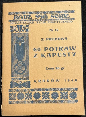 Z. PIECHOWA - 60 dishes from cabbage [1940].