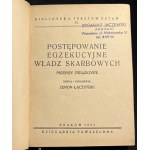 Z. ŁĄCZYŃSKI - Exekuční řízení finančních úřadů [1937].
