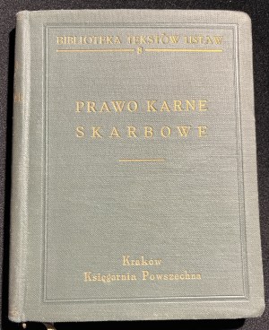 Trestní daňové právo [2. vydání, 1937].